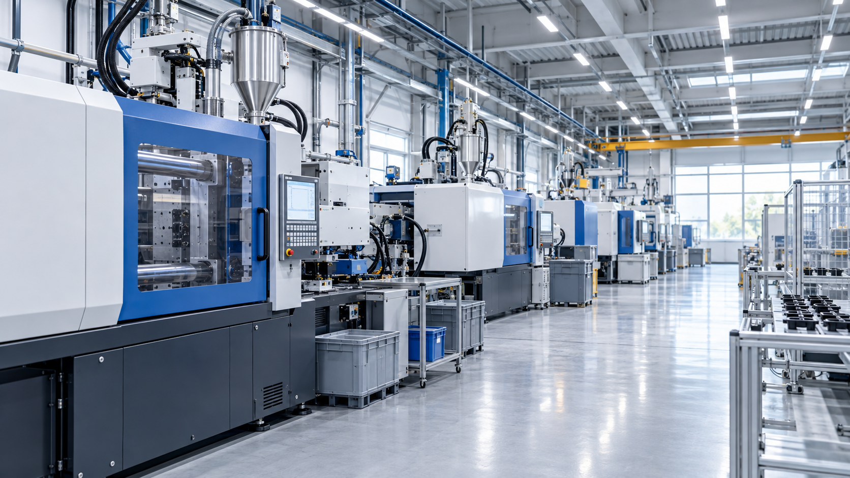 Automatisierte Spritzgussfabrik